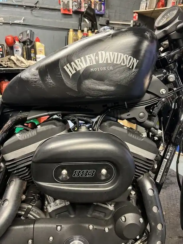 Motorcycle work at East London Motorcycles